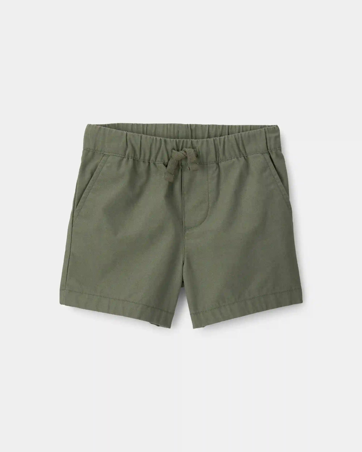 Baby Boy Canvas Shorts - Green