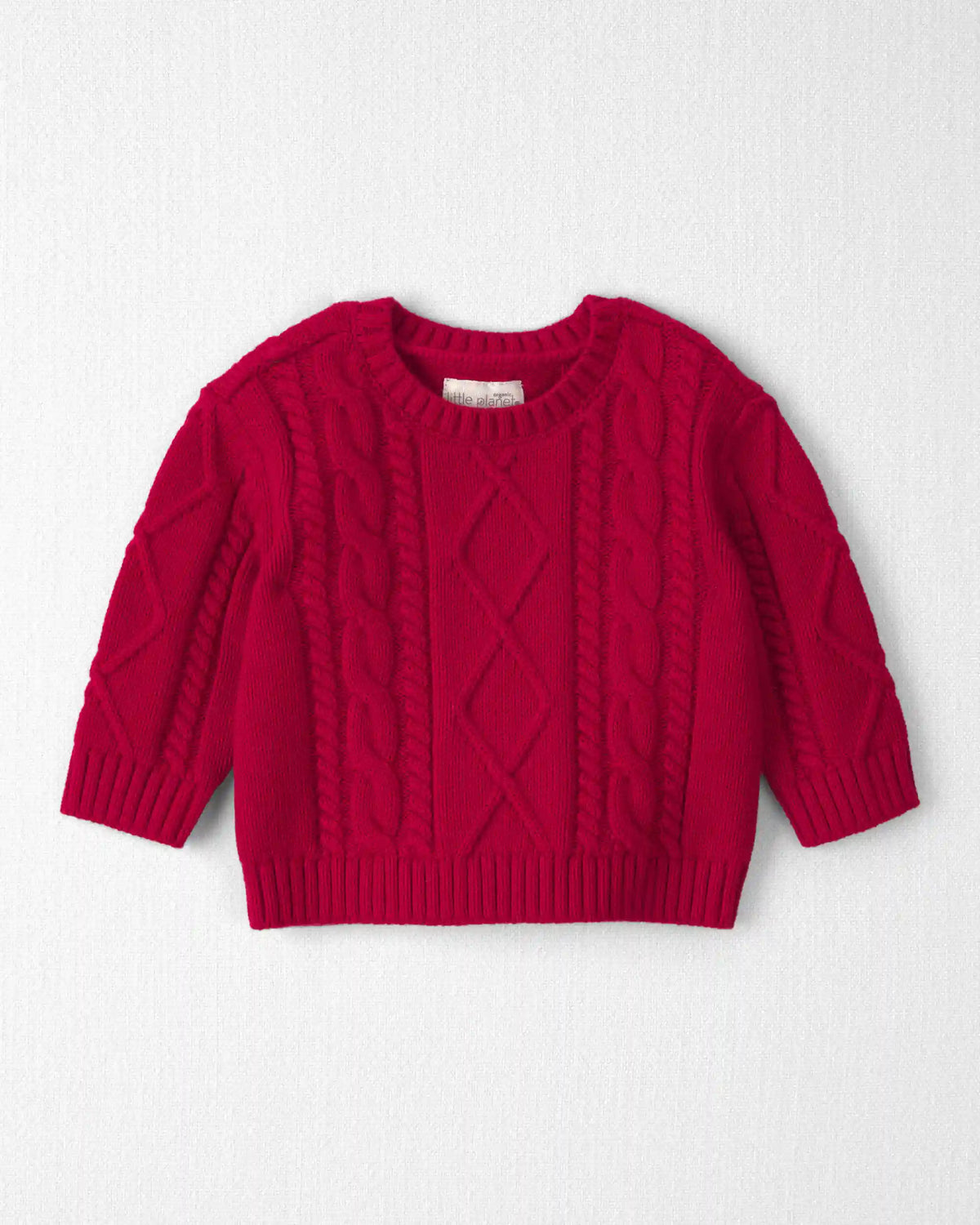 Baby Organic Cotton Cable Knit Sweater