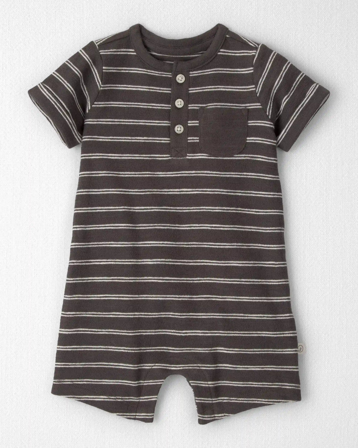 Baby Romper Made with Organic Cotton in Stripes