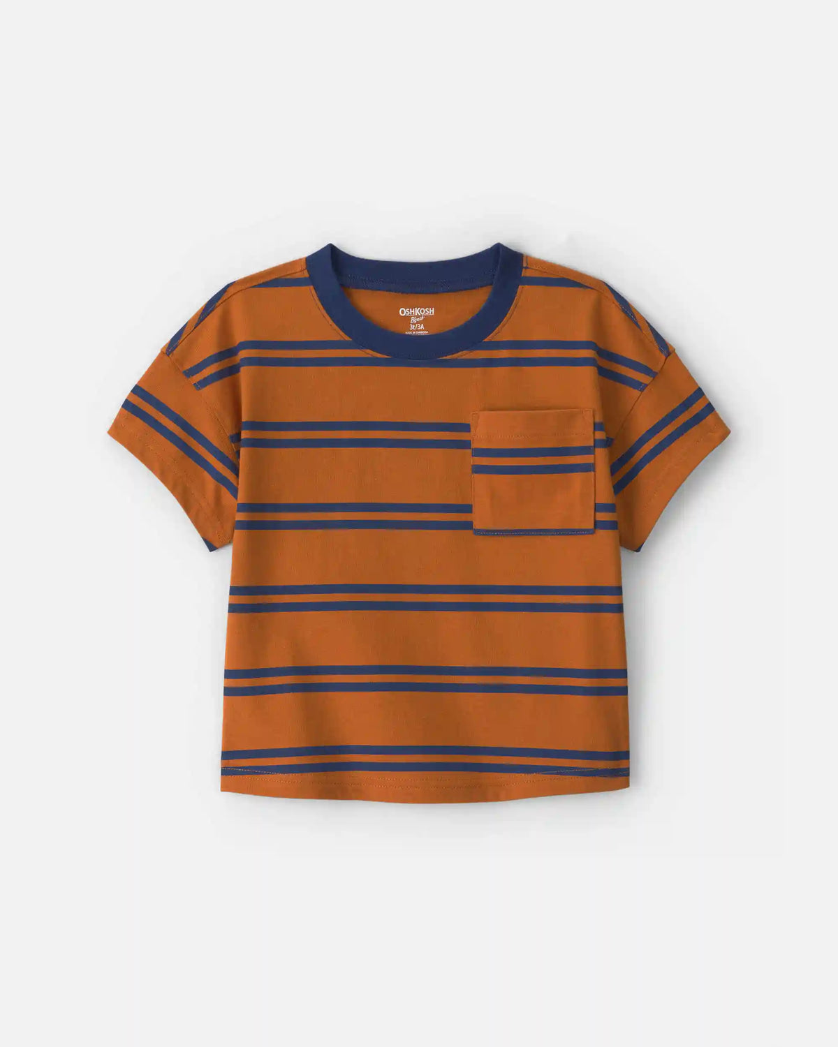 Toddler Boy Striped T-Shirt - Yellow