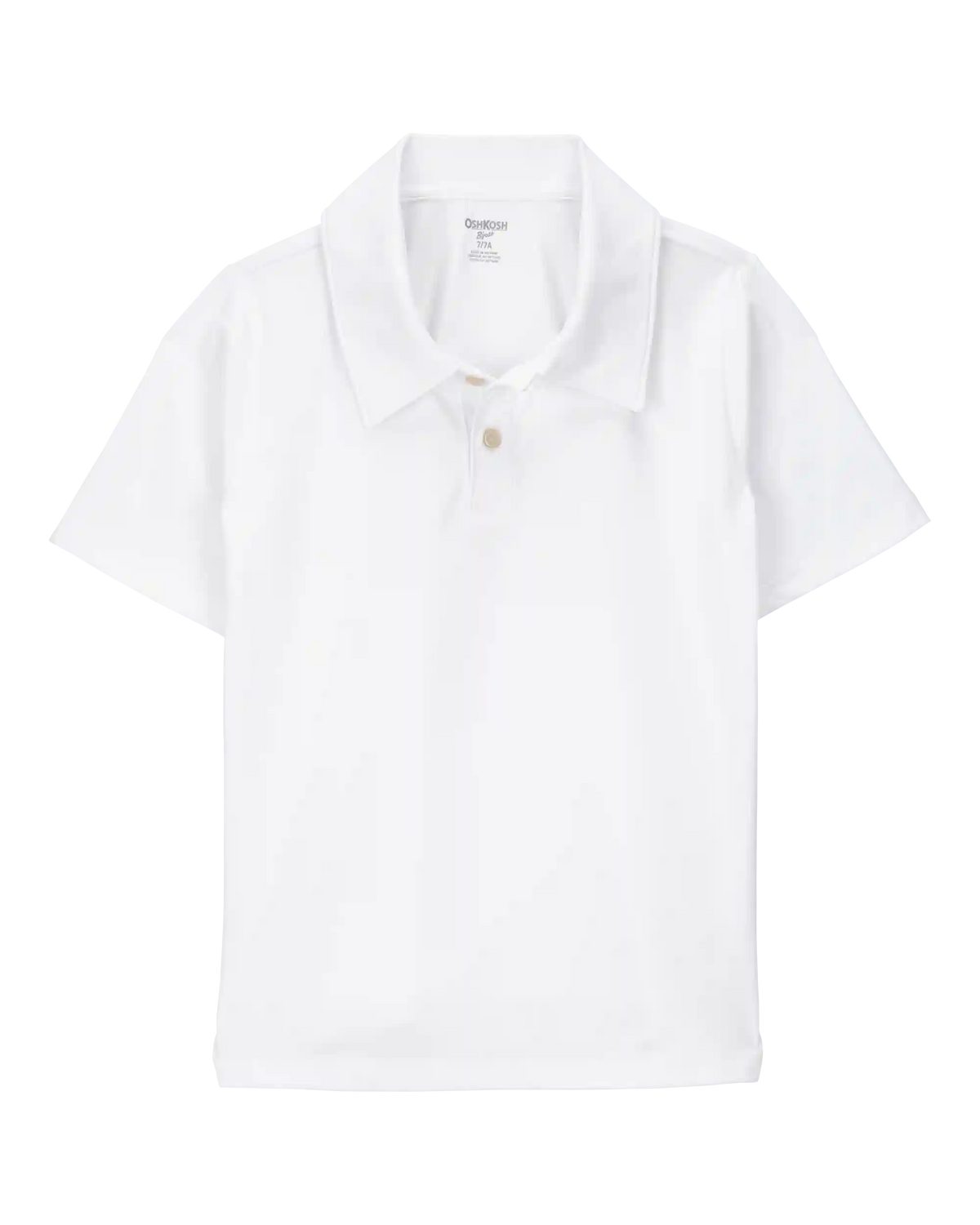 Kid Active Uniform Polo Shirt in Moisture Wicking BeCool™ Fabric - White