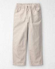 Kids Organic Cotton Baggy Twill Pants