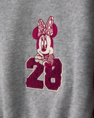 Girls Disney© Minnie Color Block Long-Sleeve Dress - Grey