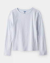 Girls  Long-Sleeve 2-Piece Floral Top Set - Blue