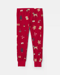 Toddler 2-Piece Christmas PurelySoft™ Snug Fit Pajama Set - Red