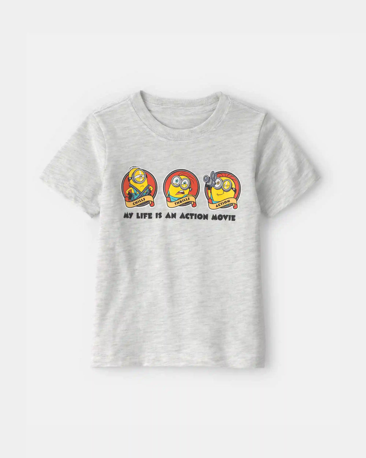 Toddler Despicable Me Minions Graphic Tee - Grey