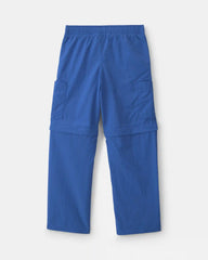 Boys Cargo Utility Zip-Off Pants - Blue