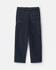 Boys Denim Baggy Jeans - Dark Wash