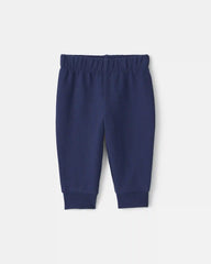 Baby Boy 3-Piece Bear Sports French Terry Layering Set - Navy