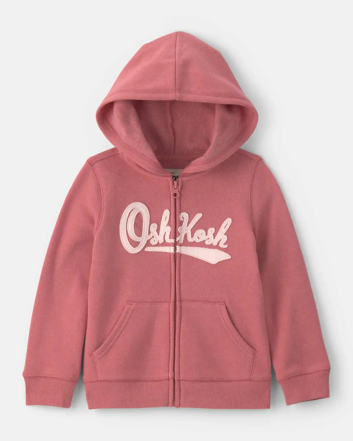 Toddler Girl OshKosh Logo Fleece Zip-Up Hoodie - Pink