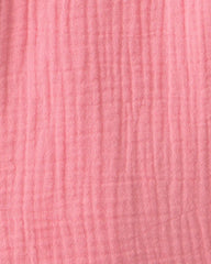 Girls Organic Cotton Gauze Button-Down Top