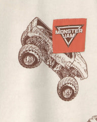 Toddler Boy Monster Jam Fleece Pullover Sweatshirt - Cream