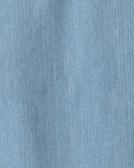 Girls Denim Chambray Tank Top - Light Wash