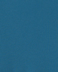 Girls Rib Long-Sleeve Dress - Blue