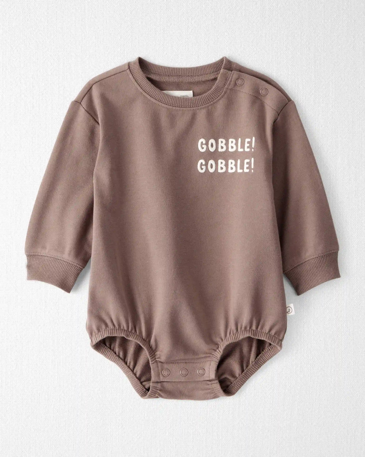 Baby Organic Cotton 'Gobble Gobble' French Terry Bubble