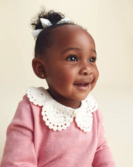 Baby Girl 2-Piece Long-Sleeve Sweater Top & Pant Set - Pink