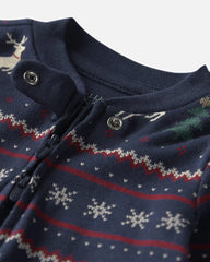 Baby Organic Cotton Fair Isle Sleep & Play Pajamas