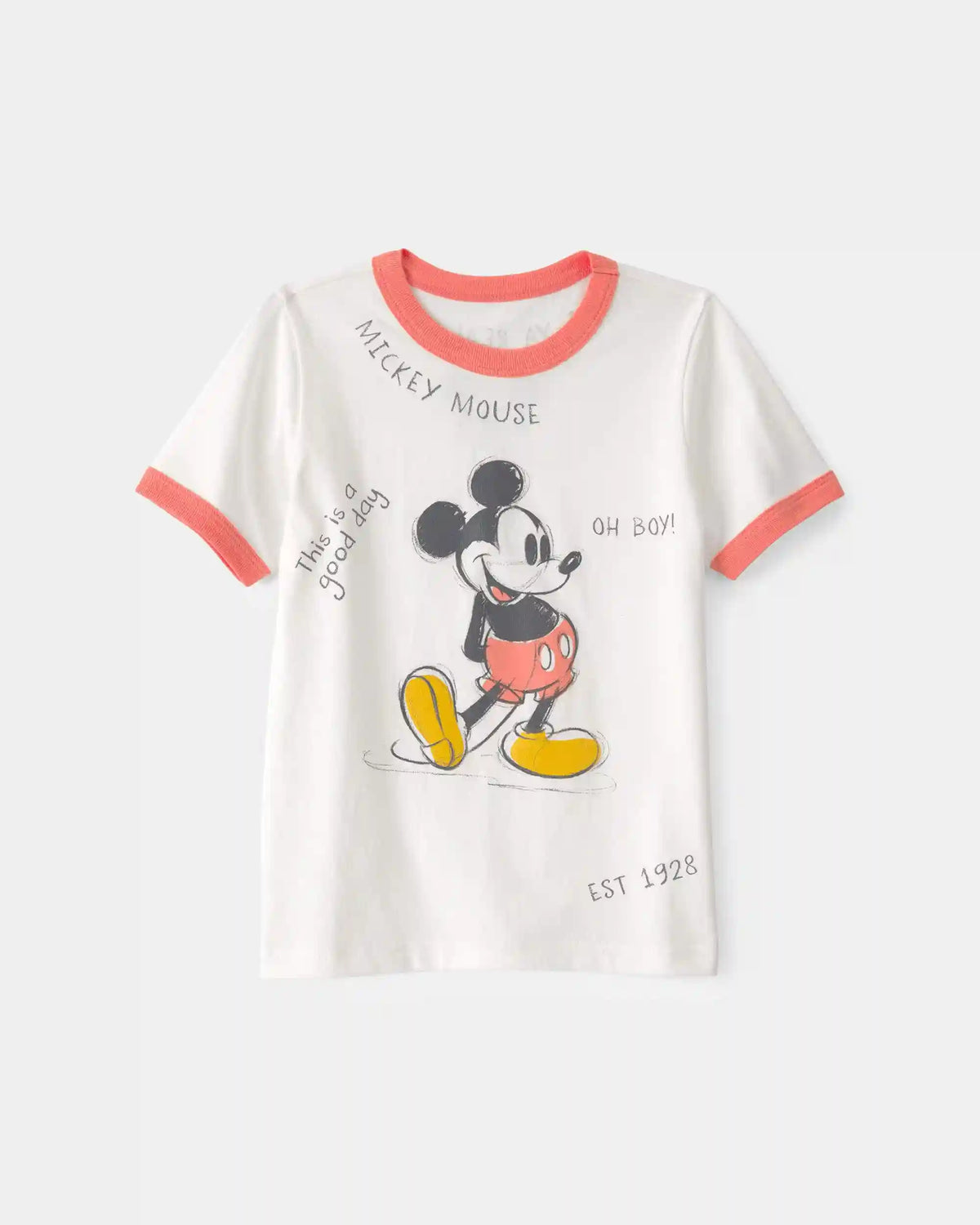 Toddler Disney© Mickey Mouse Graphic Tee - White