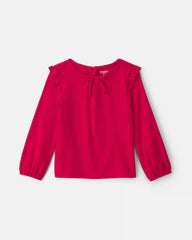 Toddler Girl Long-Sleeve Top - Red