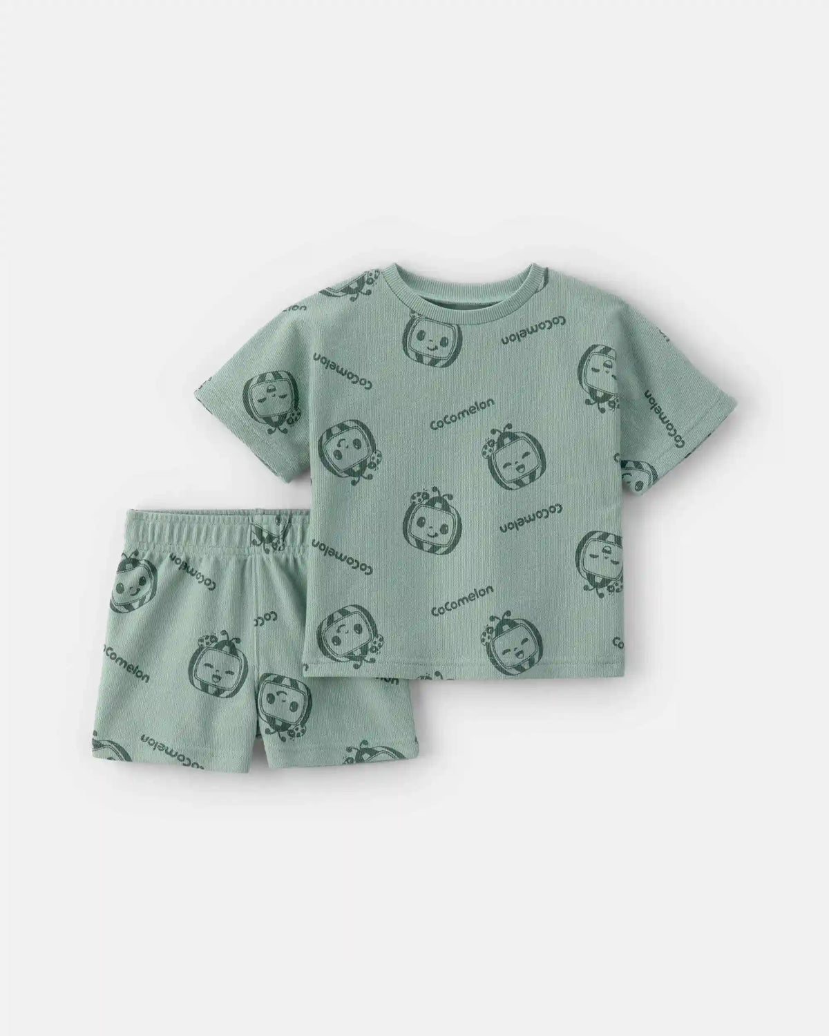 Toddler Boy 2-Piece CoComelon Short-Sleeve Top & Short Set - Green