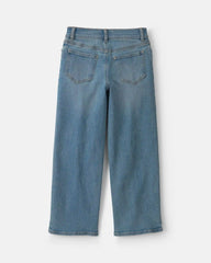 Girls Denim Straight Jeans - Light Wash