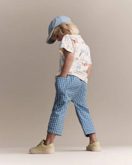 Toddler Dolman Tee in Baking Print - Cream