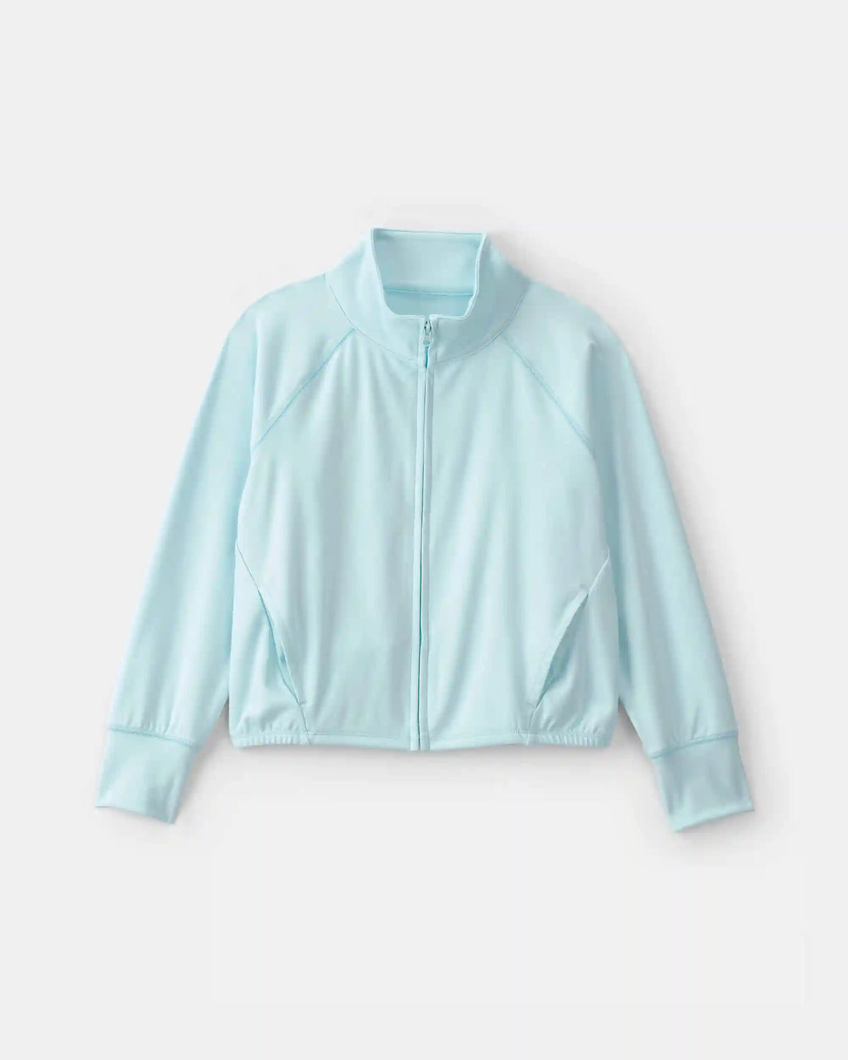 Girls Active Zip-Up Jacket - Blue