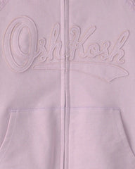 Girls OshKosh Logo Zip-Up Hoodie  - Purple