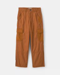 Boys Baggy Cargo Pants - Brown
