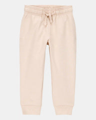 Toddler Boy Pull-On Drawstring Joggers - Khaki
