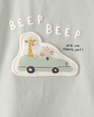 Baby 2-Piece Road Trip Graphic Tee & Pant Set - Green