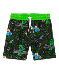 Kid 2-Piece Minecraft™ Rashguard & Swim Trunk Set